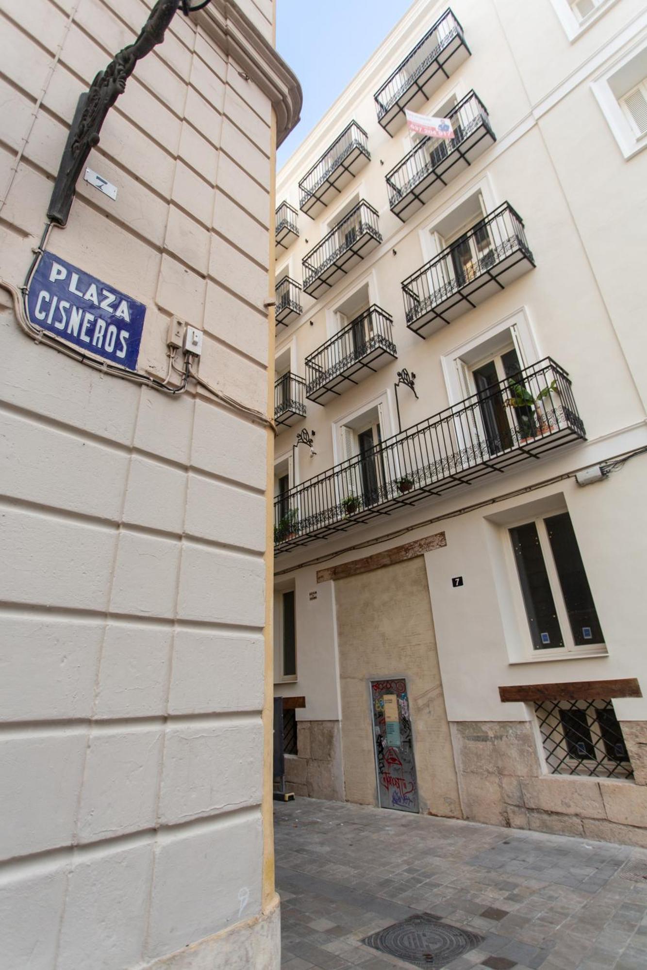 Vlc - Tranquilo Apartamento En Plaza Cisneros Valencia Exteriör bild